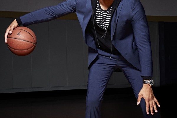 Westbrook wearing the Pilot Type 20 Annual Calendar in Rose Gold & Titanium